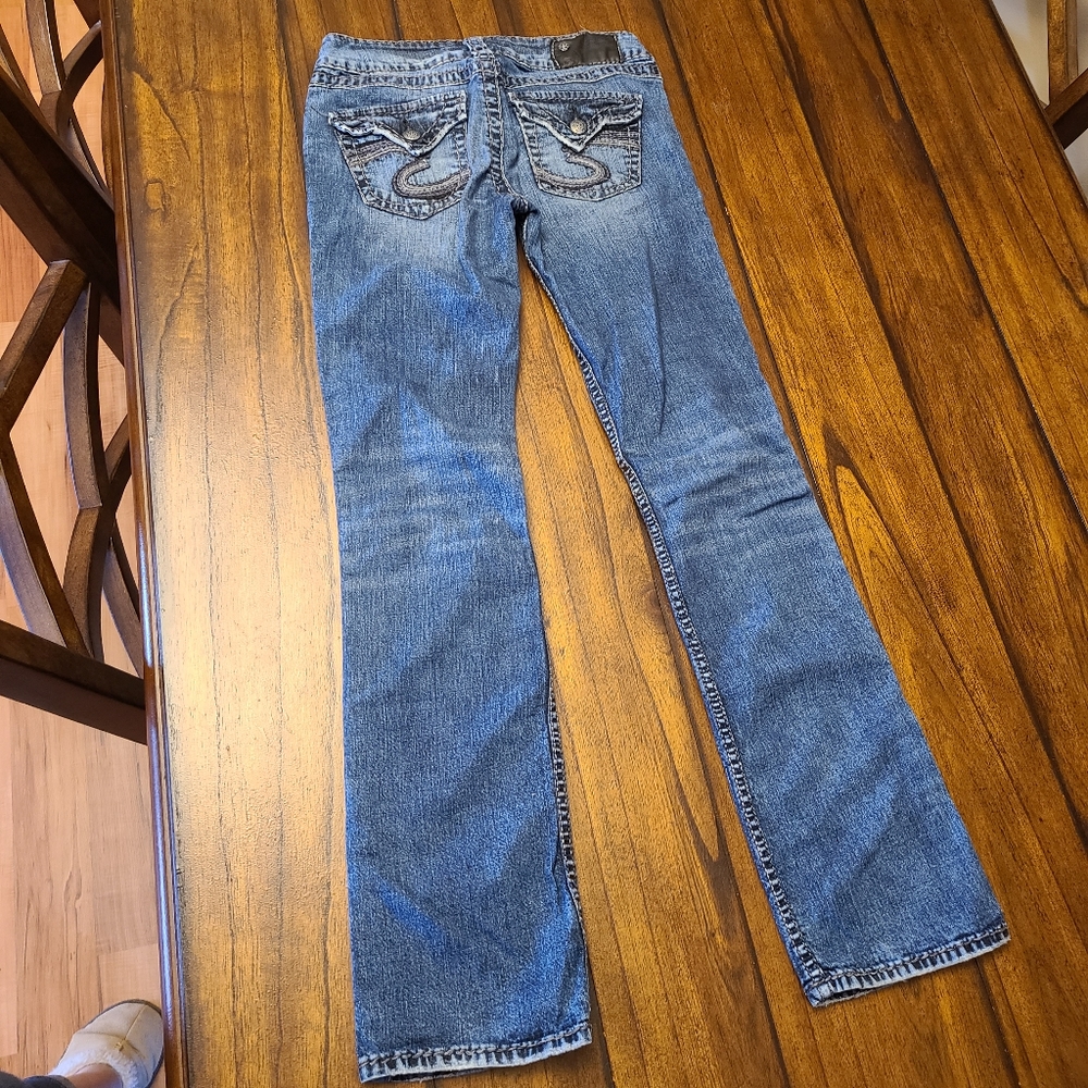 Silver jeans